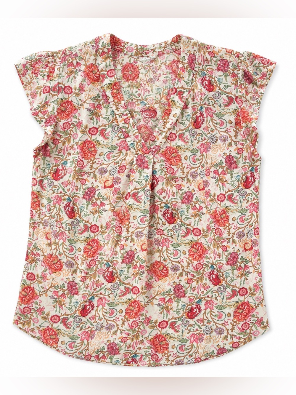 Kenar Floral Printed Flowy Blouse